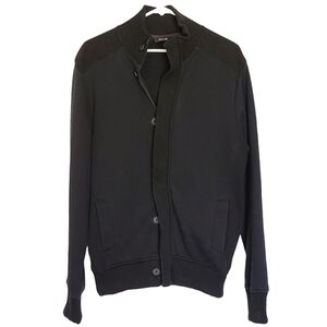 7496 * Apt. 9 Men's Sweater Cardigan Jacket Black Size M